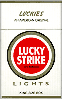 Lucky Strike Lights Cigarette Pack