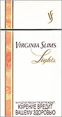 Virginia Slims Lights Cigarette Pack