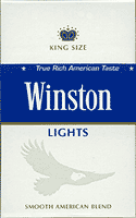 Winston Lights Cigarette Pack