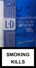 LD Compact 100 Ruby Blue Cigarette Pack