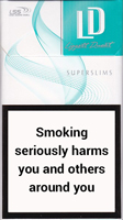 LD Super Slims Menthol Cigarette Pack