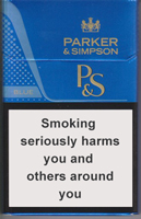 Parker & Simpson Blue Cigarette Pack