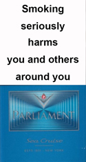 Parliament Sea Cruise Cigarette Pack