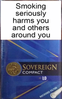 Sovereign Compact Blue Cigarette Pack