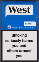 West Blue Cigarette Pack