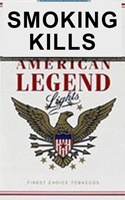 American Legend White Cigarette Pack