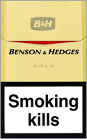 Benson & Hedges Gold Cigarette Pack