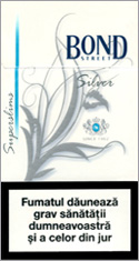 Bond Super Slims Silver 100's Cigarette Pack