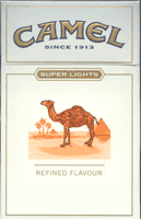 Camel Super Lights (Silver) Cigarette Pack