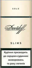 Davidoff Slim Lights (Gold) 100`s Cigarette Pack