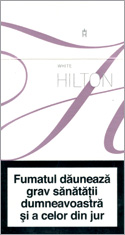 Hilton Super Slims White 100's Cigarette Pack