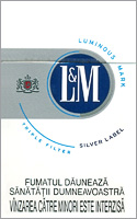 L&M Super Lights (Silver Label) Cigarette Pack