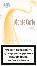 Monte Carlo Super Slims Silk 100`s Cigarette Pack