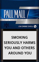 Pall Mall Silver Cigarette Pack