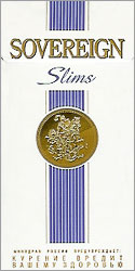 Sovereign Slim 100's Cigarette Pack