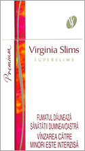 Virginia Slims Super Slims Filter 100's Cigarette Pack