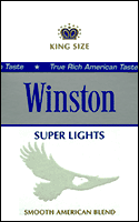 Winston Silver (Super Lights) Cigarette Pack