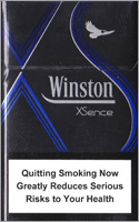 Winston XS blue Cigarette Pack