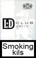 LD Extra Club Silver Cigarettes pack
