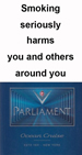 Parliament Ocean Cruise Cigarettes pack