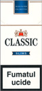 Classic Slims Blue Cigarettes pack