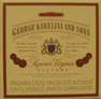 George Karelias And Sons Cigarettes pack