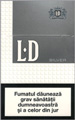 LD Silver Cigarettes pack