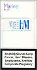 L&M MIXX BLue Marin Super Slims Cigarettes pack