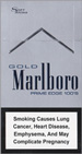 Marlboro Gold Prime Edge Super Slims 100s Cigarettes pack