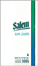 Salem Slim Lights 100's Cigarettes pack