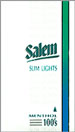 Salem Slim Lights 100's Cigarettes pack