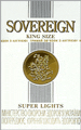 Sovereign Super Lights Cigarettes pack