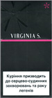 Virginia S. Pink Super Slims 100's Cigarettes pack