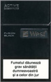 West Black Fusion Cigarettes pack