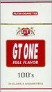 GT ONE FULL FLAVOR BOX 100