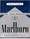 MARLBORO MENT BLUE BX 72MM